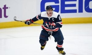 Washington Capitals left wing Alex Ovechkin (8) in action