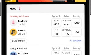 BetMGM Sportsbook mobile app screenshot