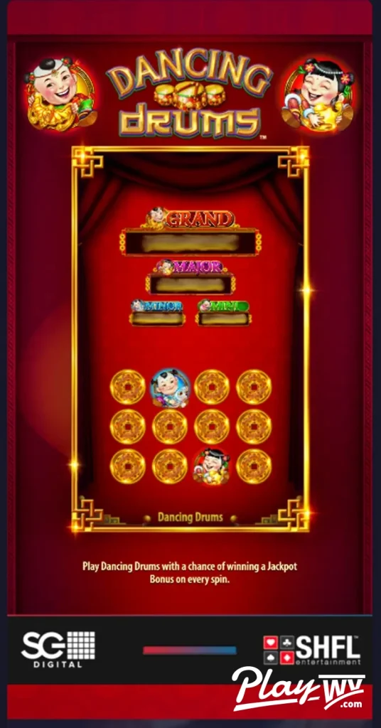 Dancing Drums slot loading screen