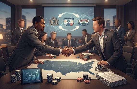 Gaming M&A roundup includes major operator deals, NFL sportsbook tie-ups